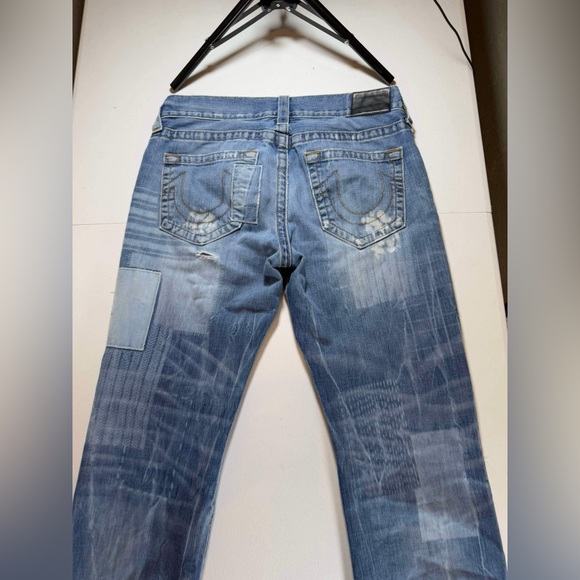 True Religion Billy Strange Brew First Edition extremely Distressed Jeans Sz 32 - Picture 14 of 14
